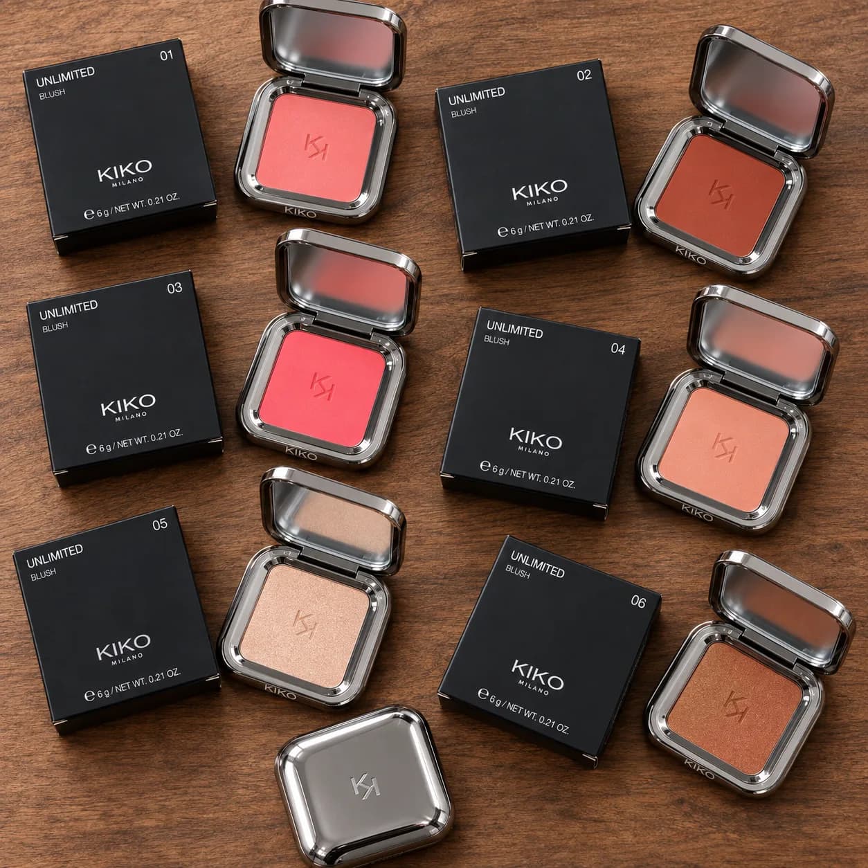 رژگونه پودری کیکو KIKO مدل Unlimited Blush — تصویر ۲