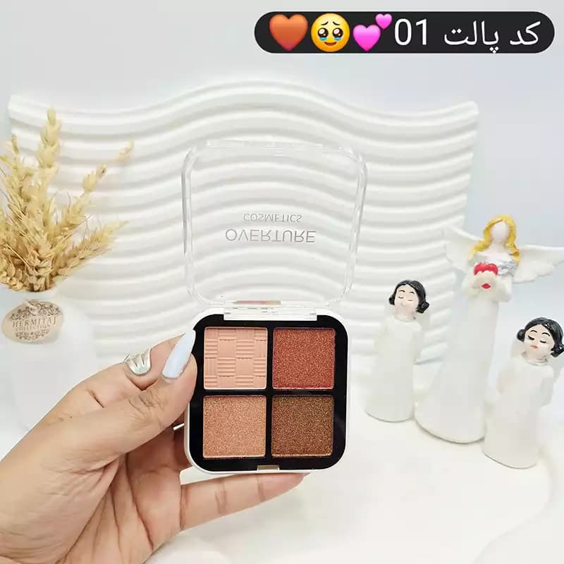پالت سایه چشم اورتور 4 تایی وزن 11 گرم — تصویر ۴