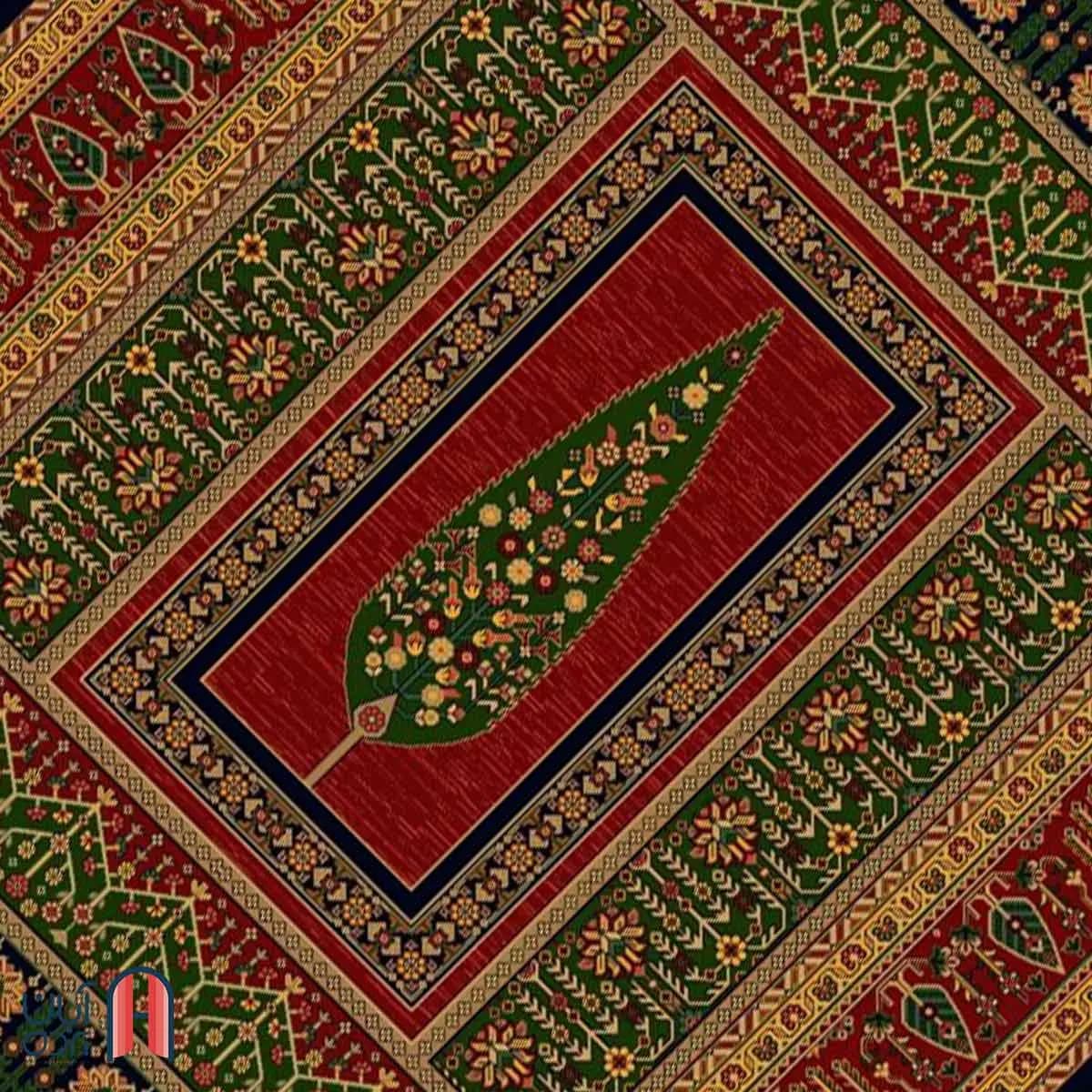 فرش کلکسیون بوستان کد فرش 507-N، سرمه ای چهارمتری — تصویر ۳