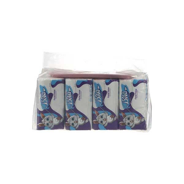 دستمال کاغذی 2 لایه 250 برگ بی تا بسته 8 عددی (همراه با هدیه)