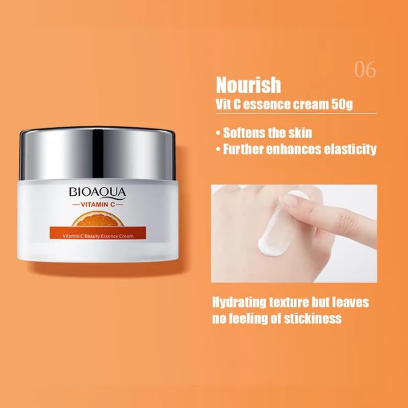 پک مراقبت پوست ویتامین سی 6 تکه بیواکوا Bioaqua — تصویر ۶