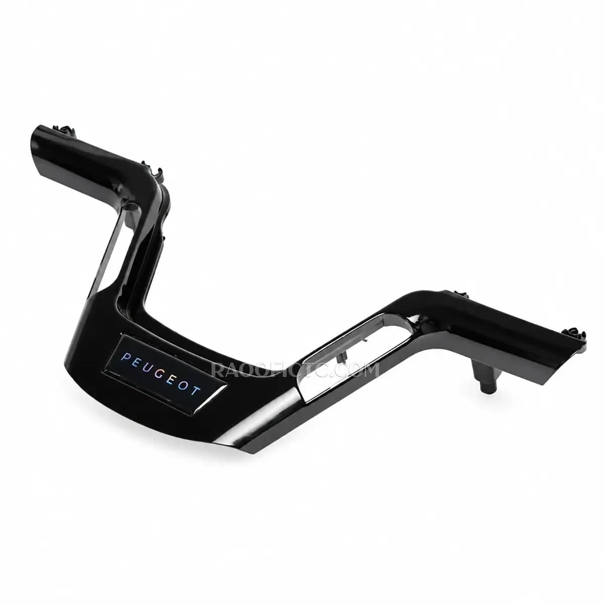 قاب اینترفیس فرمان 207 طرح نوشته Peugeot با بک لایت LED — تصویر ۲