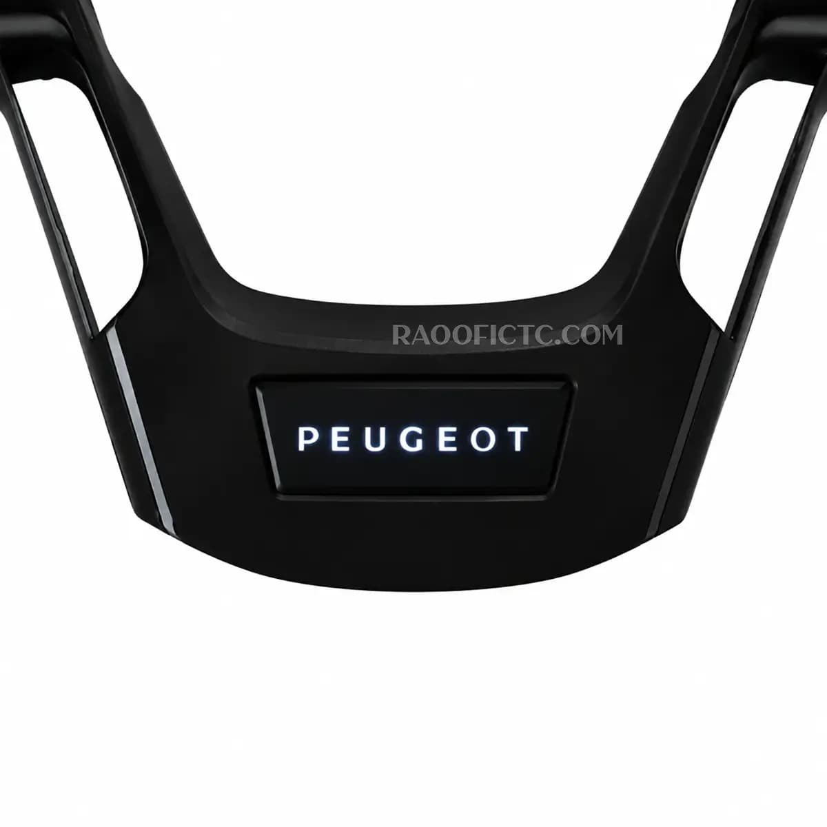 قاب اینترفیس فرمان 207 طرح نوشته Peugeot با بک لایت LED — تصویر ۴