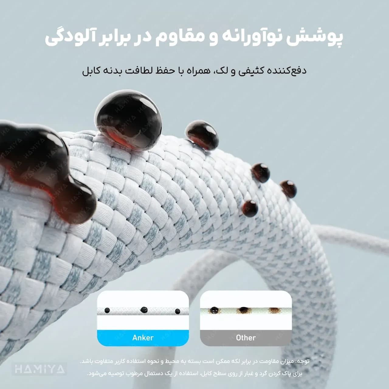 کابل تبدیل تایپ سی به تایپ سی انکر مدل A8060 با توان 240 وات و طول 1 متر — تصویر ۶