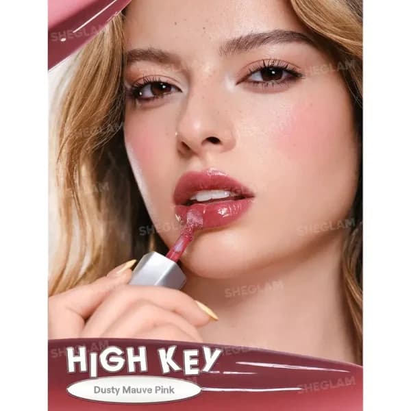 لیپ گلاس ضد آب شیگلم مدل Glass Lock رنگ High Key — تصویر ۴