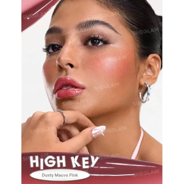 لیپ گلاس ضد آب شیگلم مدل Glass Lock رنگ High Key — تصویر ۳