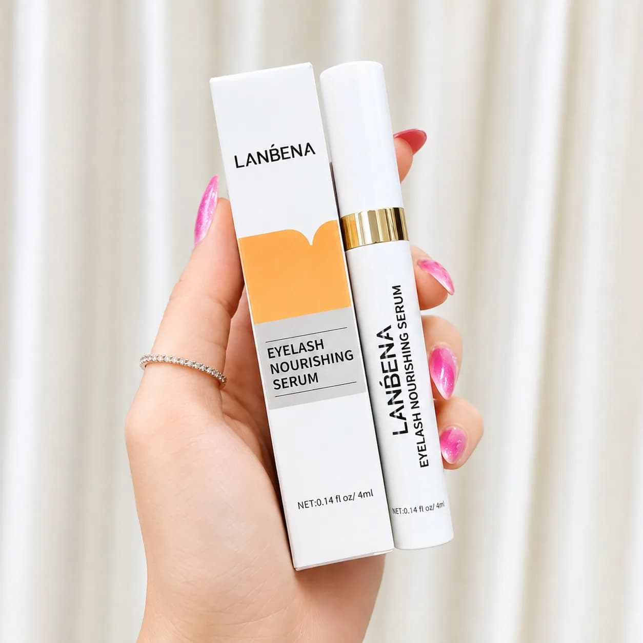 سرم تقویت کننده مژه لانبنا LANBENA کد LB4104 حجم ۴ میلی لیتر — تصویر ۲