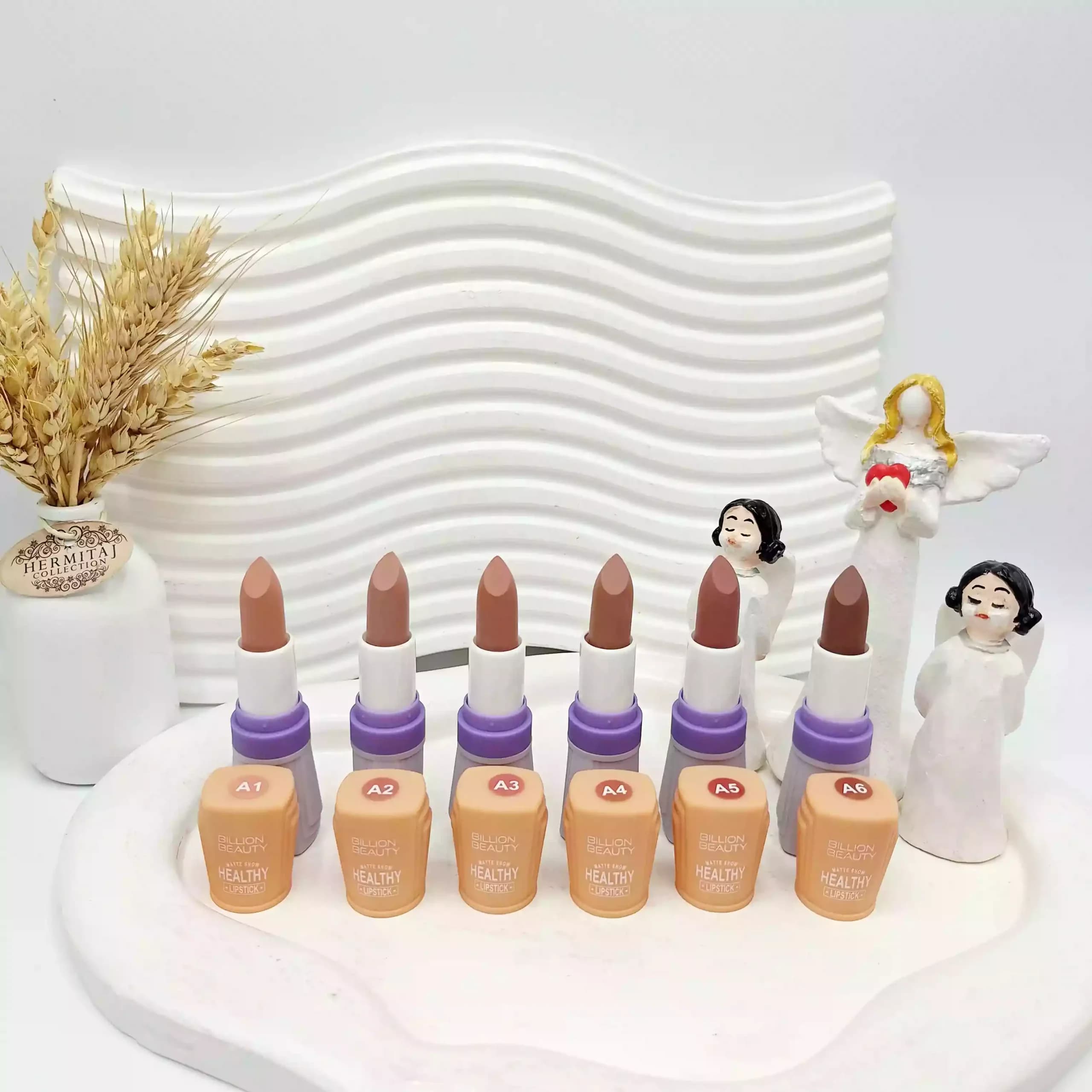 رژلب BILLION BEAUTY مدل مات حجم 4گرمی — تصویر ۲