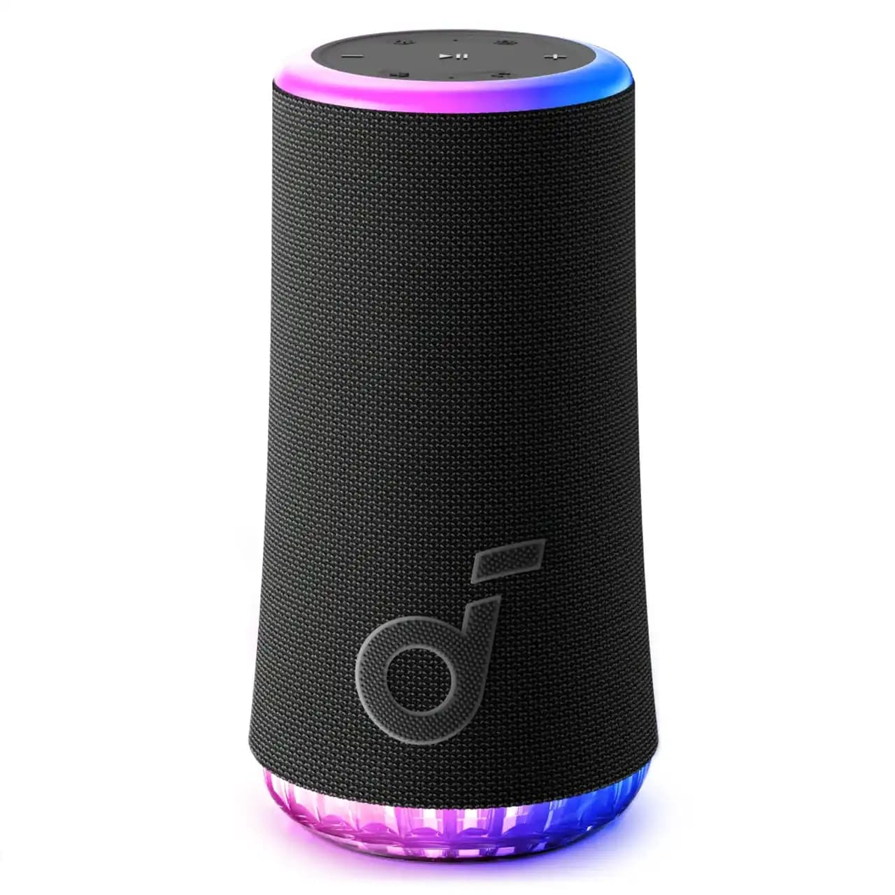اسپیکر بلوتوثی قابل حمل ساندکور مدل Glow A3166 با توان 30 وات، صدای 360 درجه و عمر باتری 18 ساعت — تصویر ۲