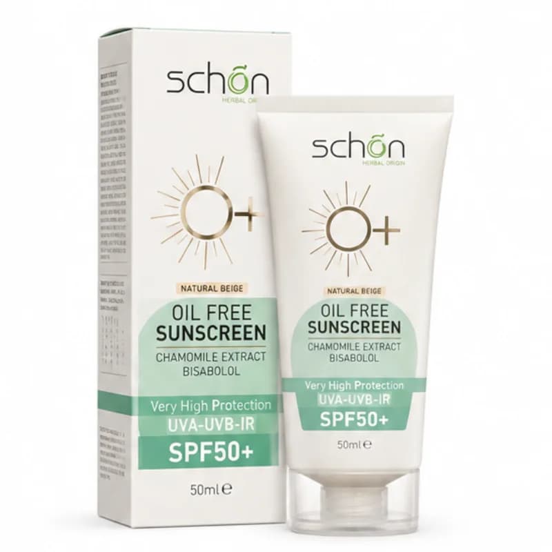 کرم ضد آفتاب رنگ طبیعی شون SPF 50 مناسب پوست چرب حجم ۵۰ میلی لیتر — تصویر ۲