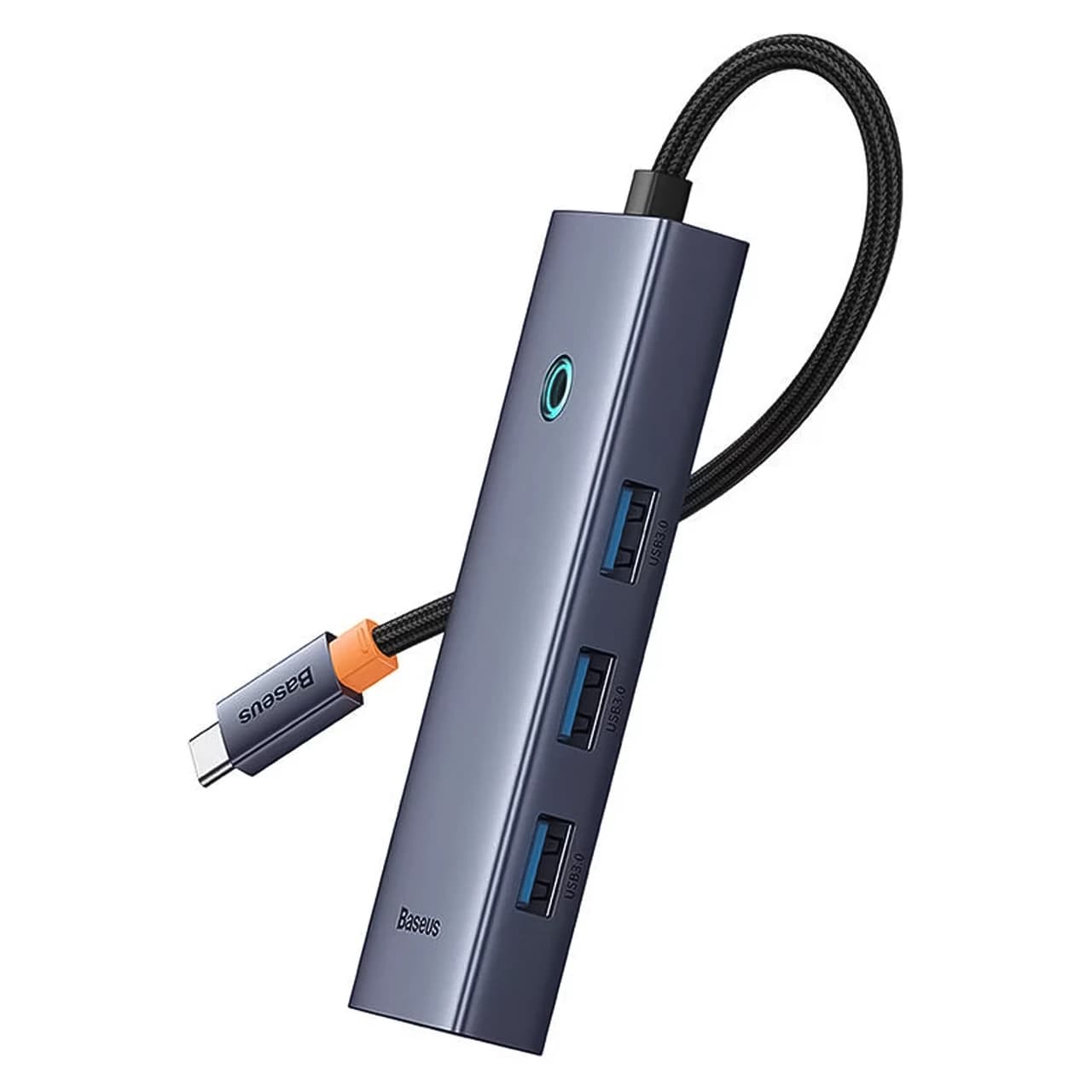 هاب 7 پورت تایپ سی بیسوس مدل BS-OH160 با 4 درگاه USB 3.0، درگاه HDMI 4K، درگاه VGA و درگاه تایپ سی — تصویر ۳