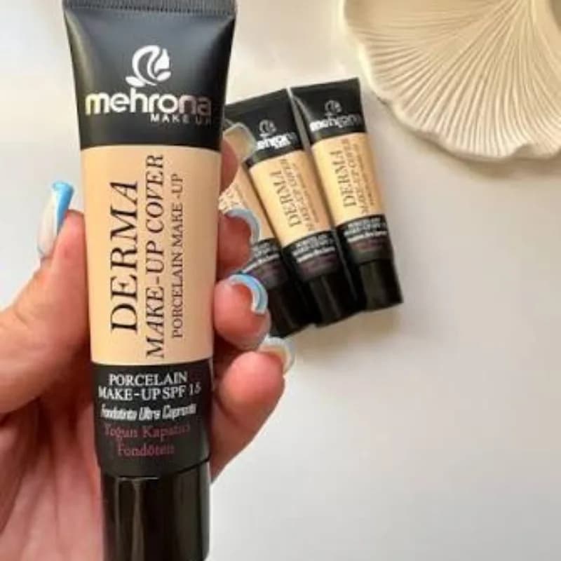 کرم پودر تیوپی مهرونا Mehrona مدل Derma حجم 40 میلی لیتر — تصویر ۳
