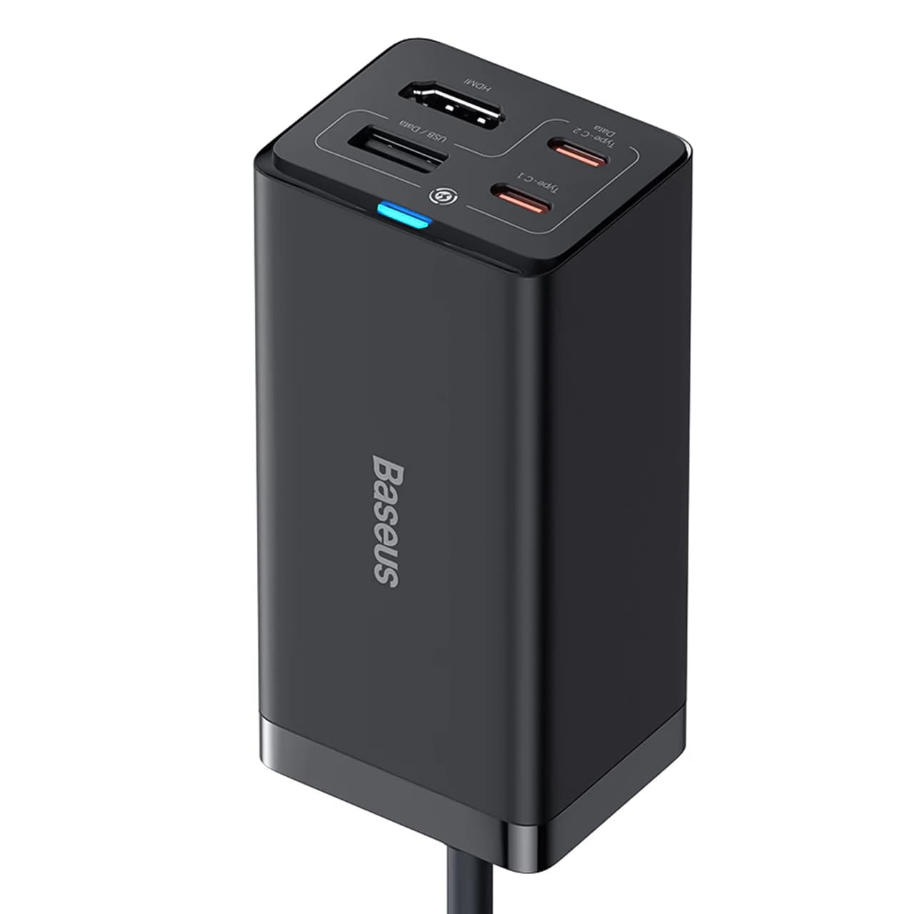 شارژر رومیزی بیسوس مدل CCGAN67-HDE با توان خروجی 67 وات و انتقال تصویر 4K — تصویر ۵