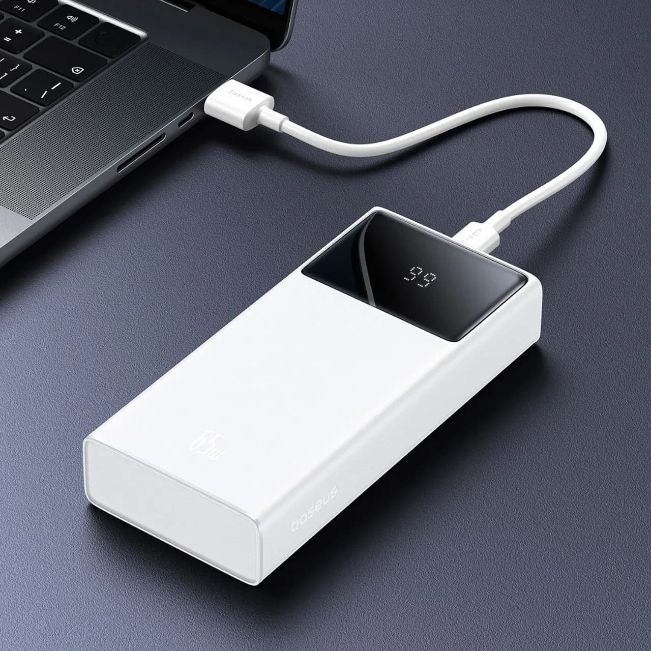 پاوربانک بیسوس مدل PPXJ2065 با ظرفیت 20000 میلی آمپر ساعت و توان 65 وات — تصویر ۴