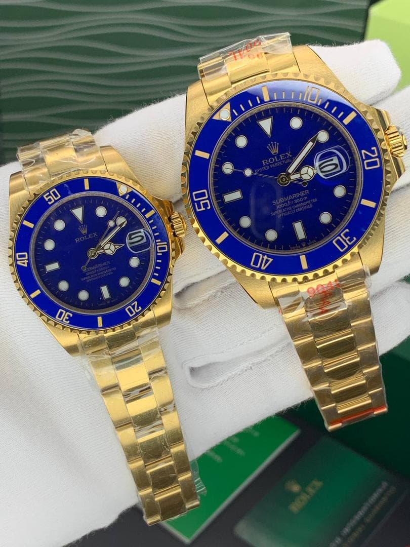 ساعت ست رولكس سابمارين طلایی Rolex Submariner