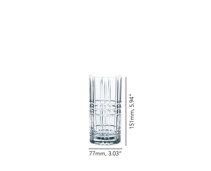 لیوان ناخمن مدل NACHTMANN Square Long Drink Glass — تصویر ۳