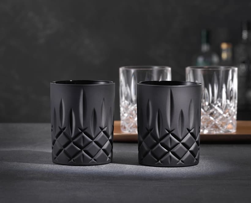 لیوان ناخمن مدل NACHTMANN Noblesse Whisky Tumbler – black بسته دو عددی — تصویر ۲