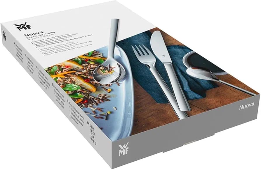 قاشق چنگال 4 پارچه وی ام اف مدل WMF NUOVA Besteck 4-teiling — تصویر ۳