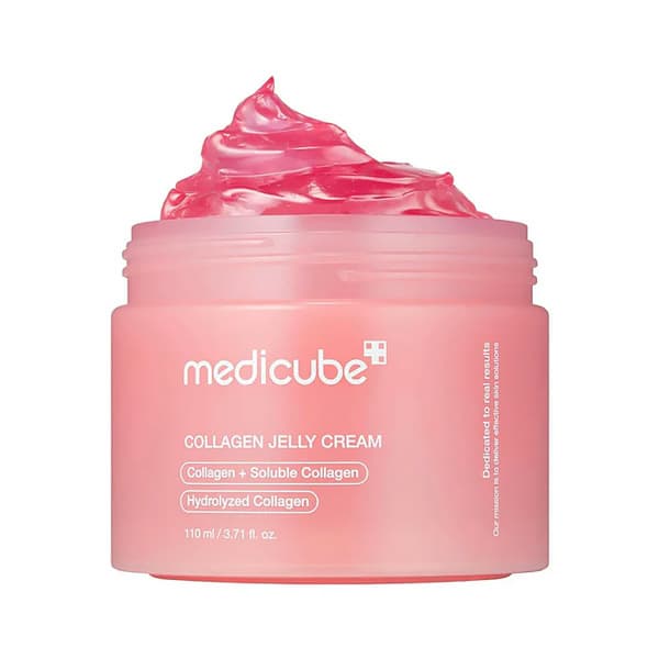 ژل کرم کلاژن آبرسان و جوانساز مدی کیوب مدل Medicube Collagen Jelly Cream مناسب انواع پوست حجم 110 میل