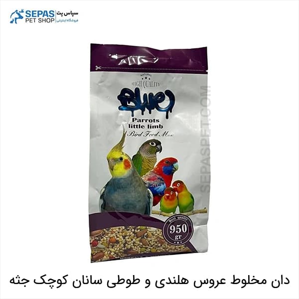 دان مخلوط عروس هلندی و طوطی سانان کوچک جثه