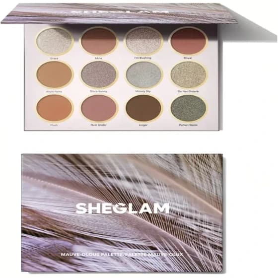 Sheglam Mauve-Olous پالت سایه 12 رنگ شیگلم