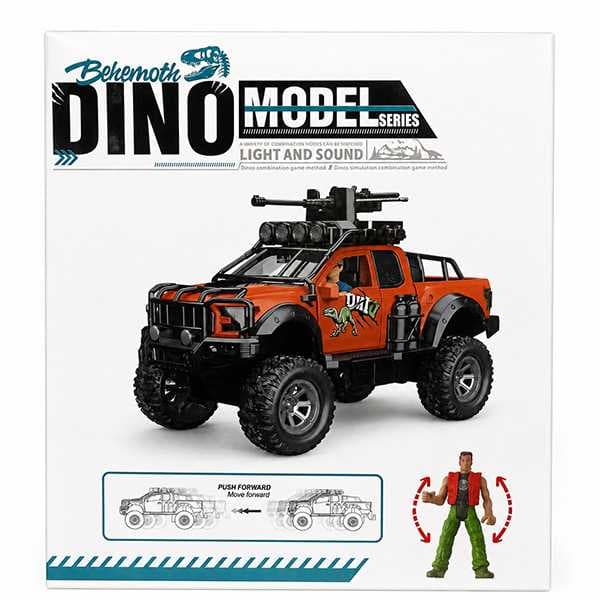ست اسباب بازی دایناسور ماشین آفرودی رنگ سبز 7753 Dino Model — تصویر ۸