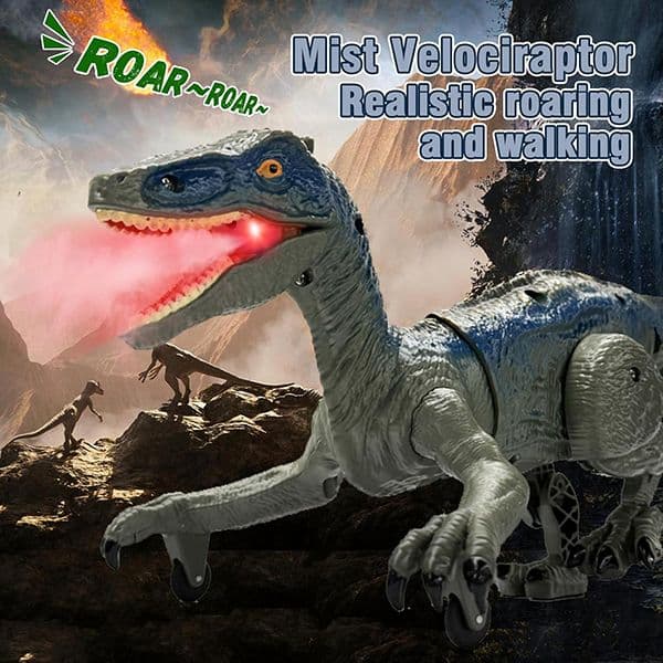 دایناسور کنترلی شارژی دودزا 2.4G کد Dinosaur RS073-1 — تصویر ۳