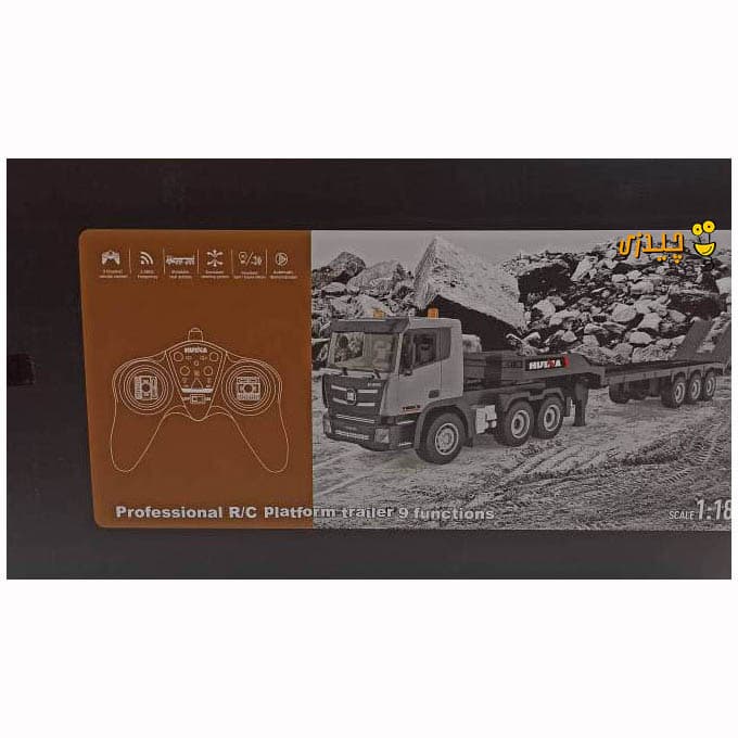 ماشین تریلی کنترلی خودروبر هوینا کد HUINA 1318 — تصویر ۵