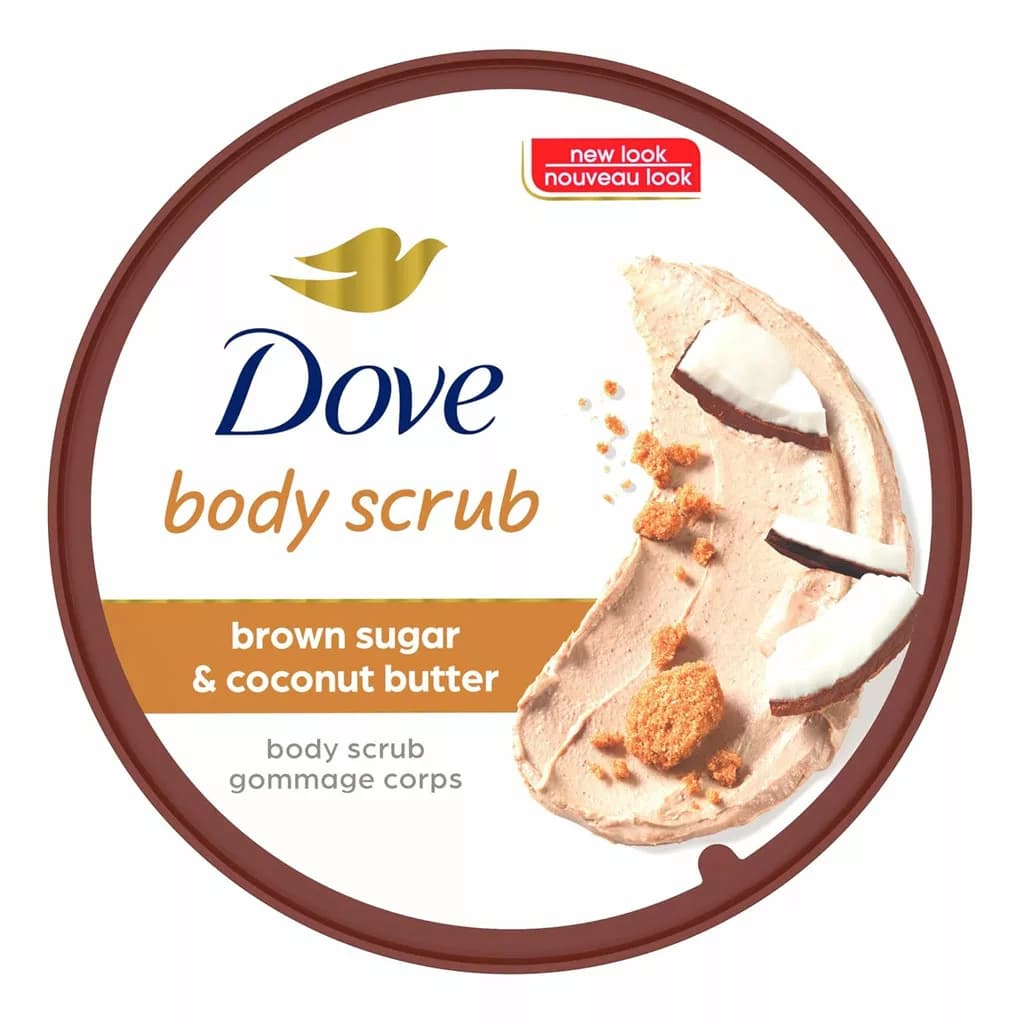 اسکراب و پولیش داو مدل Brown Sugar & Coconut Butter حجم 298 میلی لیتر — تصویر ۵