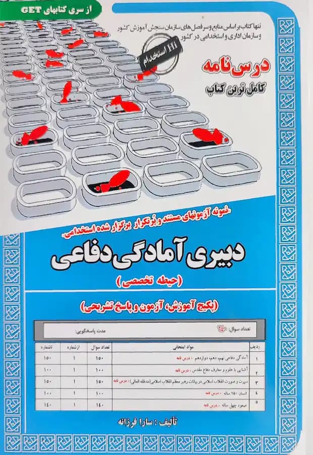 پکیج کامل استخدامی دبیر آمادگی دفاعی نشر سامان سنجش — تصویر ۲