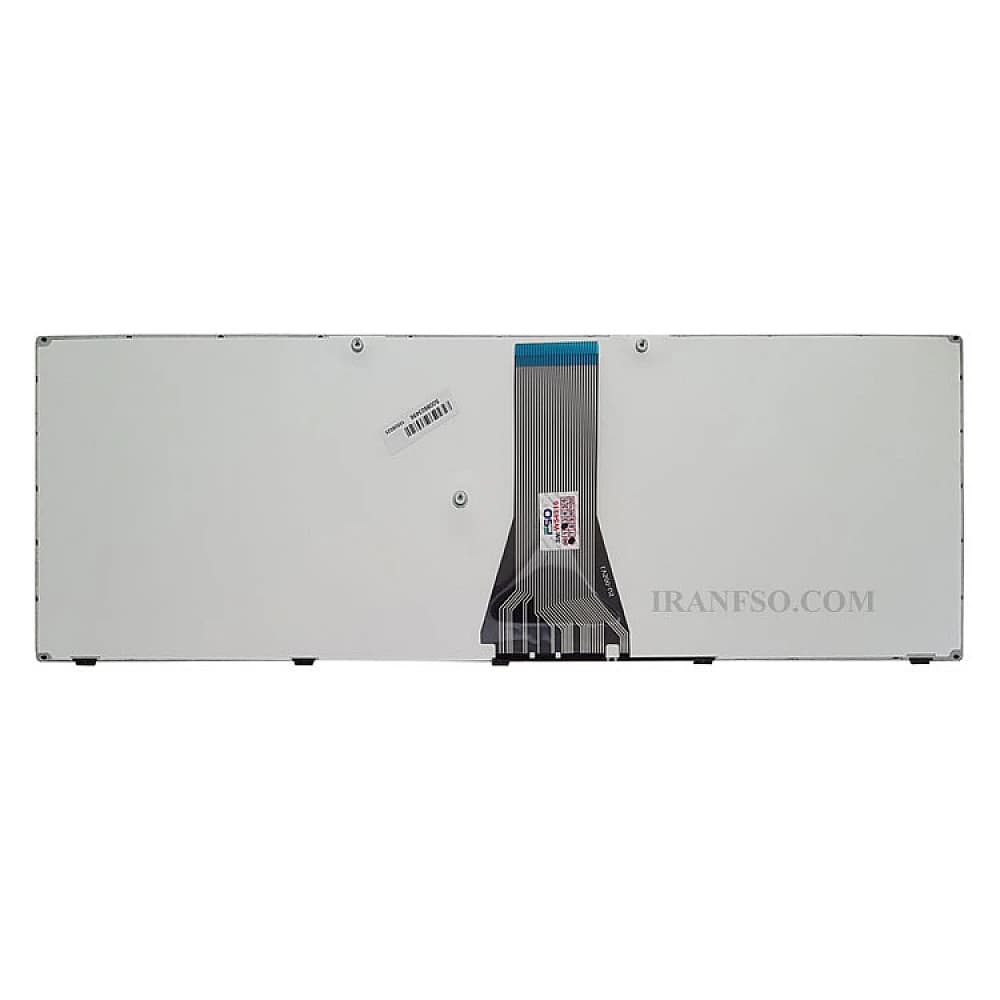کیبرد لپ تاپ لنوو IdeaPad G50-70 مشکی-بدون بک لایت-با فریم نقره ای — تصویر ۳
