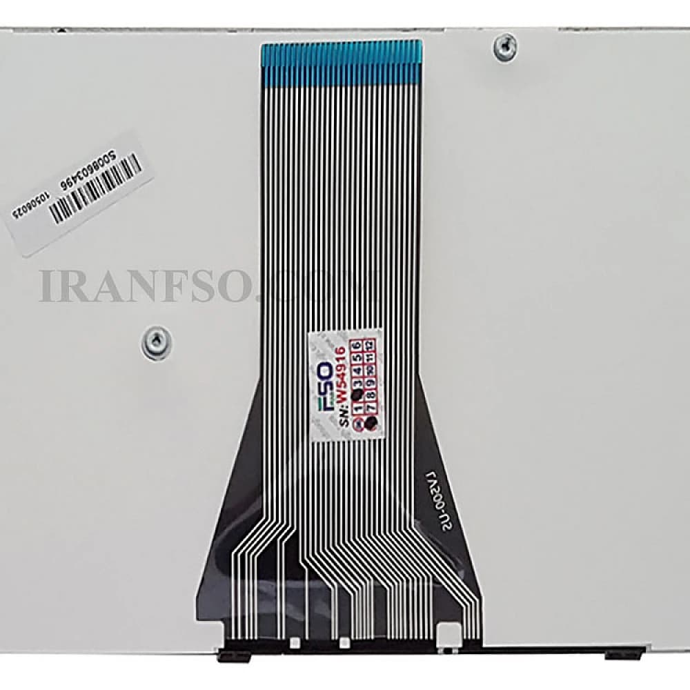 کیبرد لپ تاپ لنوو IdeaPad G50-70 مشکی-بدون بک لایت-با فریم نقره ای — تصویر ۴