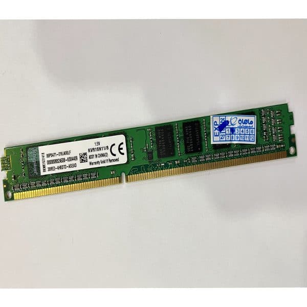 رم کامپیوتر دست دوم 8 گیگ DDR3 کینگ استون باس 12800