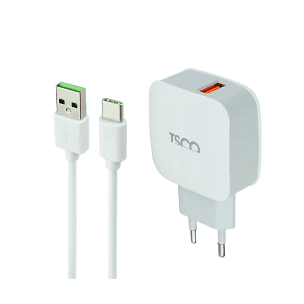 شارژر دیواری تسکو مدل TTC 56 به همراه کابل شارژ تایپ سی — تصویر ۳