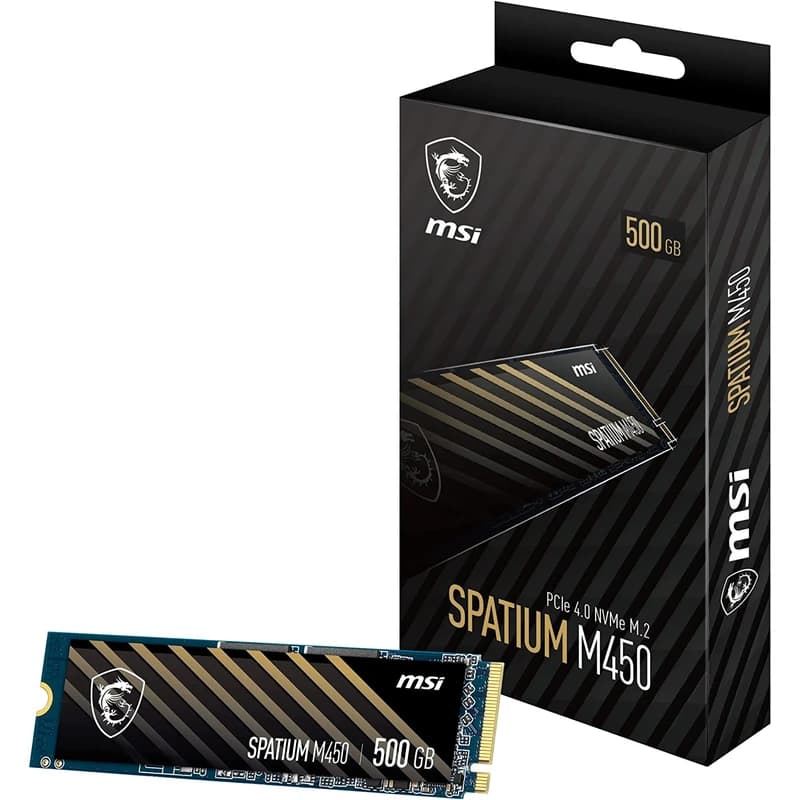 اس اس دی اینترنال PCIe Gen4 x4 ام اس آی مدل SPATIUM M450 ظرفیت 500 گیگابایت — تصویر ۵