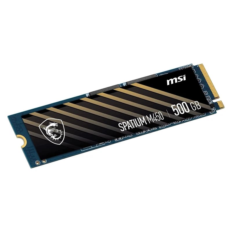 اس اس دی اینترنال PCIe Gen4 x4 ام اس آی مدل SPATIUM M450 ظرفیت 500 گیگابایت — تصویر ۴