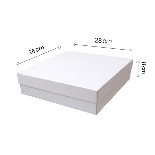 جعبه هدیه hard box سفید کد 677 — تصویر ۳