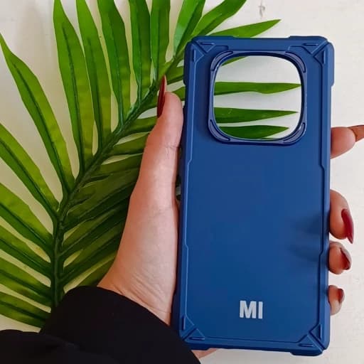 گارد گوشی Note 14 pro مدل ایربگ دار رنگ آبی قاب و کاور و محافظ موبایل