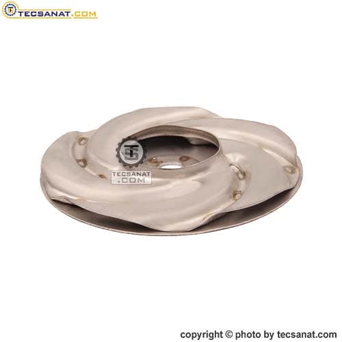 پروانه آب پخش کن استیل کفکش توان تک قطر 125 لوله 6 کد 2057