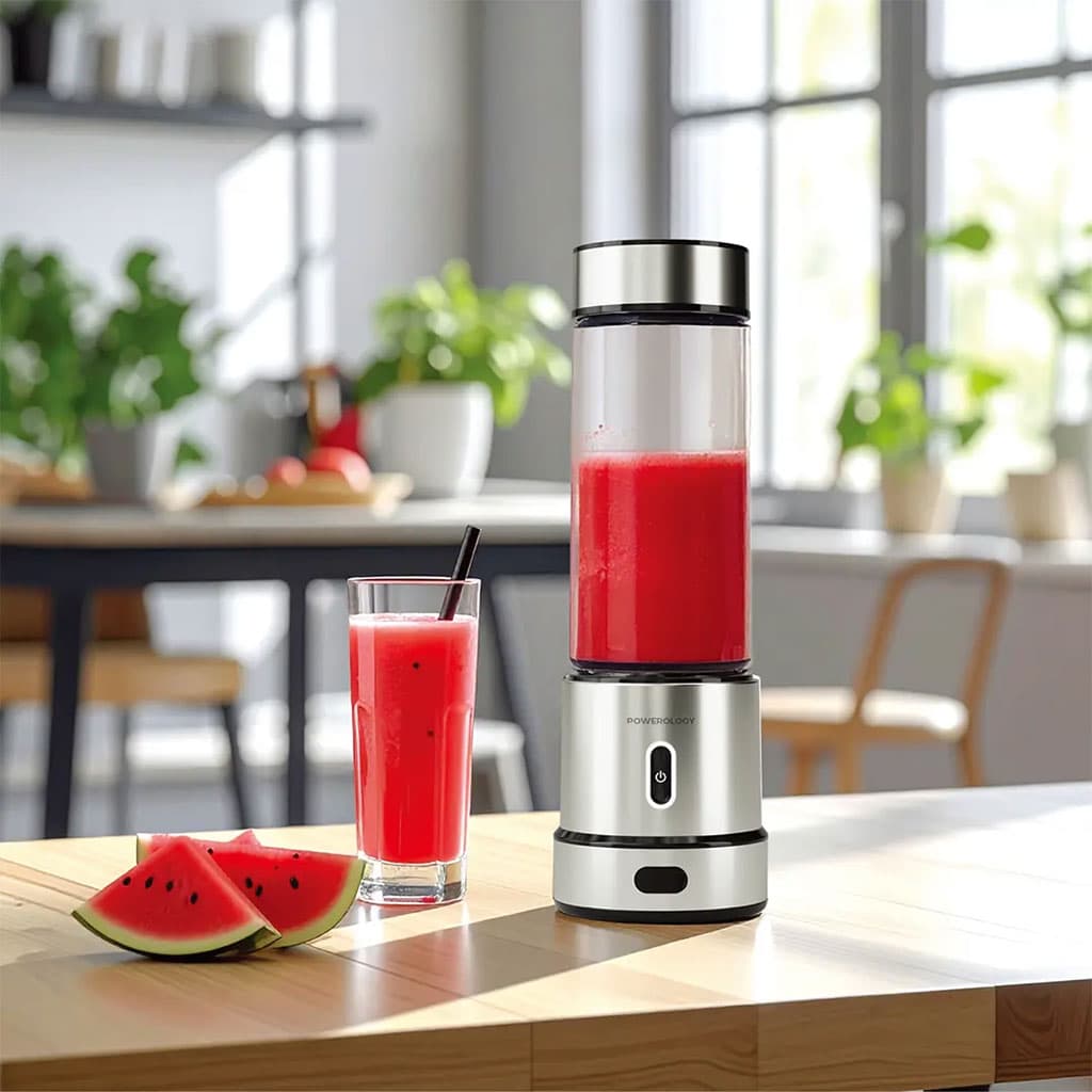 بلندر و مخلوط کن 12 تیغه شارژی پاورولوژی مدل ویترومیکسPowerology Vitromix Portable Blender — تصویر ۴