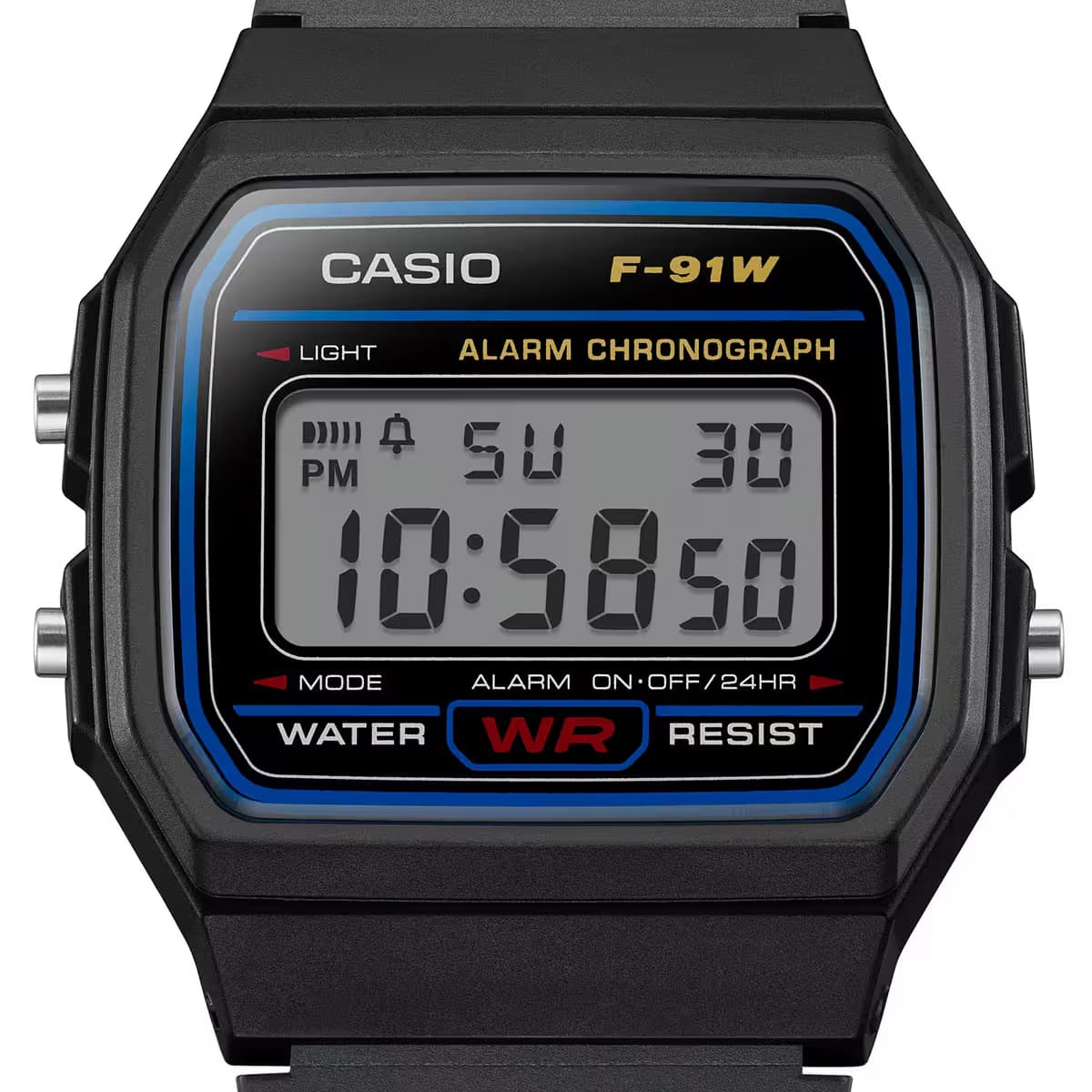 ساعت مچی یونیسکس کاسیو CASIO F-91W-1DG — تصویر ۳