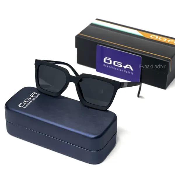 عینک آفتابی OGA اوگا مدل TR8270P فریم مربعی Tr90 نشکن | پلاریزه | لنز UV400 | مناسب زنانه و مردانه