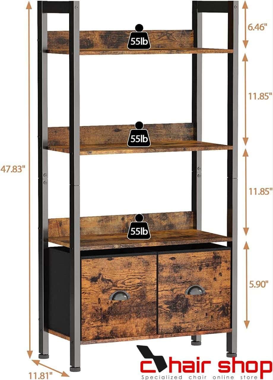کنسول کشودار چوب و فلز کد9931 — تصویر ۲