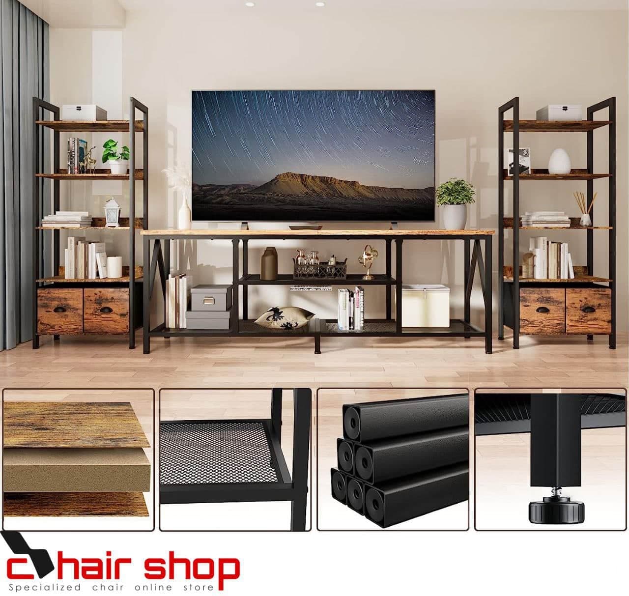 کنسول کشودار چوب و فلز کد9931 — تصویر ۵
