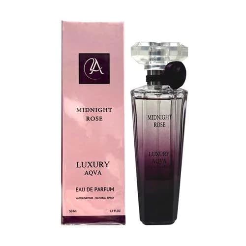 عطر مینی لاکچری آکوآ مدل Midnight Rose حجم ۵۰ میلیلیتر