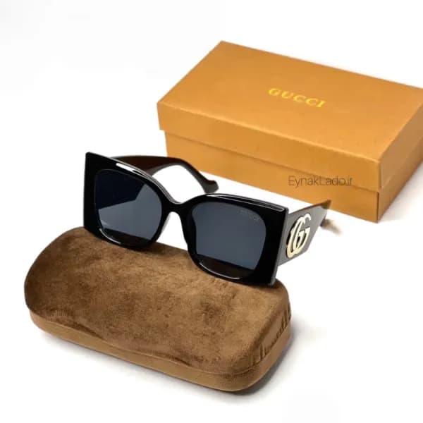 عینک آفتابی گوچی GUCCI مدل D902 فریم مربعی | لنز UV400 |زنانه