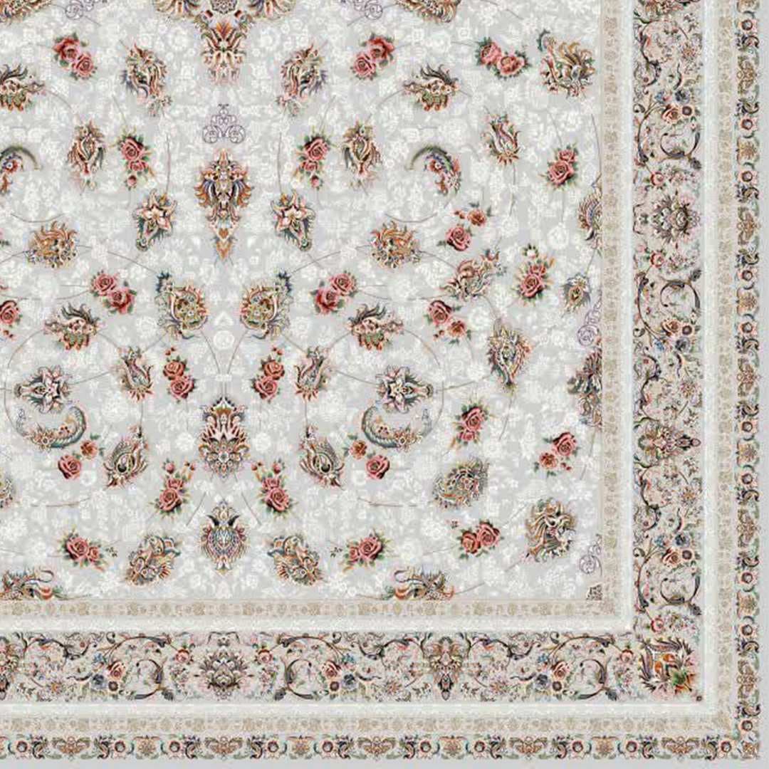 فرش افشان فیلی طرح گلسرخ 1200 شانه — تصویر ۲