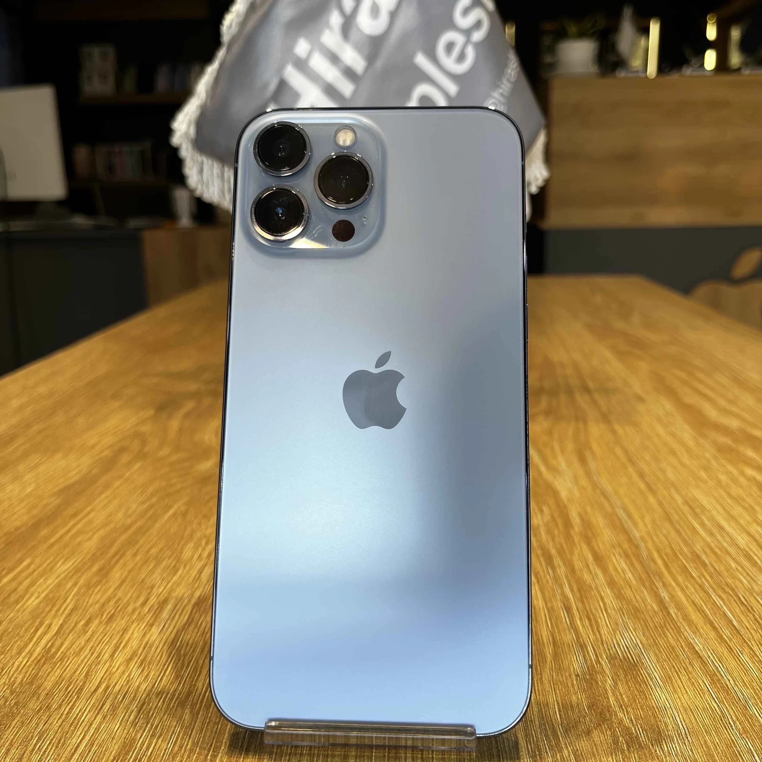گوشی موبایل اپل IPhone 13 promax ظرفیت 256GB پارت نامبر ZA/A رنگ آبی باتری 78% – کارکرده رجیستر شده — تصویر ۳