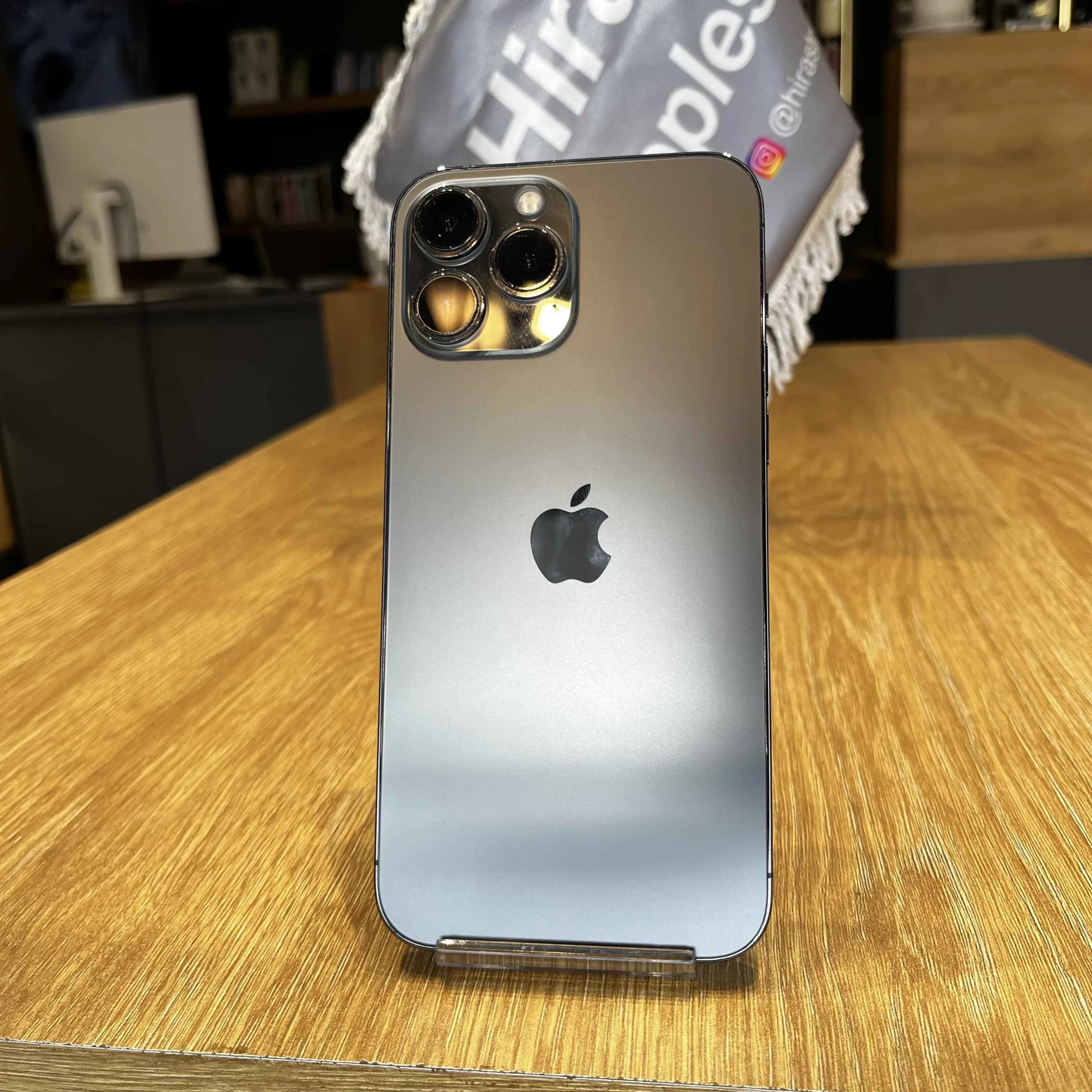 گوشی موبایل اپل IPhone 13 promax ظرفیت 256GB پارت نامبر ZA/A رنگ مشکی باتری 100% – کارکرده رجیستر شده — تصویر ۳