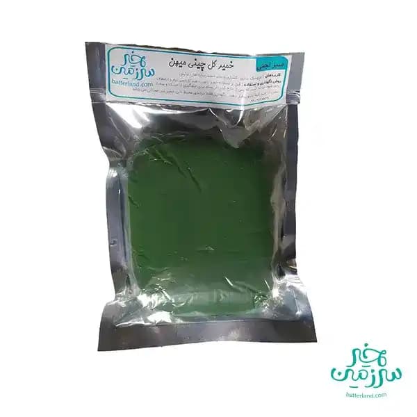 خمیر گل چینی سبز لجنی